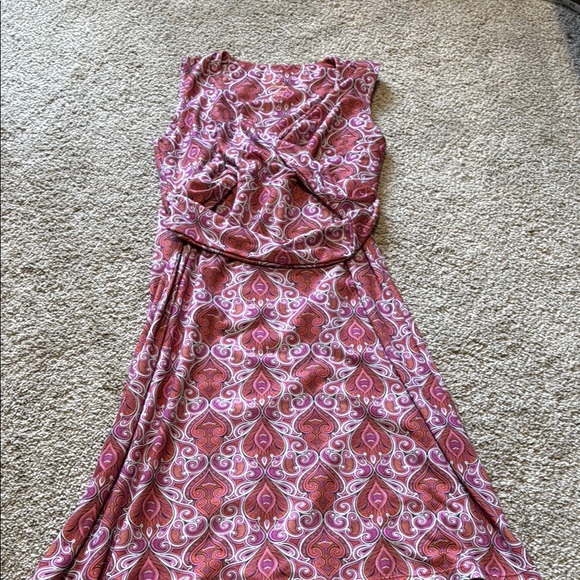 Prana Dresses & Skirts - Elegant Pink Paisley Dress